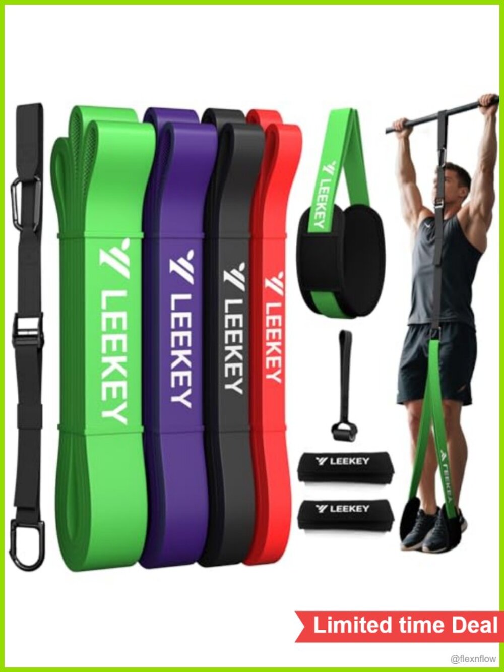 Resistance Bands Set for Pull Up Assist, Exercise & Stretching